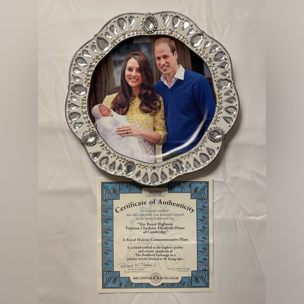 Bradford Exchange Collector Plate Her Royal Highness Princess of Cambridge